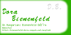 dora bienenfeld business card